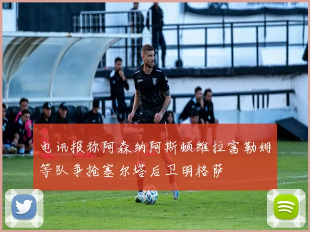 电讯报称阿森纳阿斯顿维拉富勒姆等队争抢塞尔塔后卫明格萨